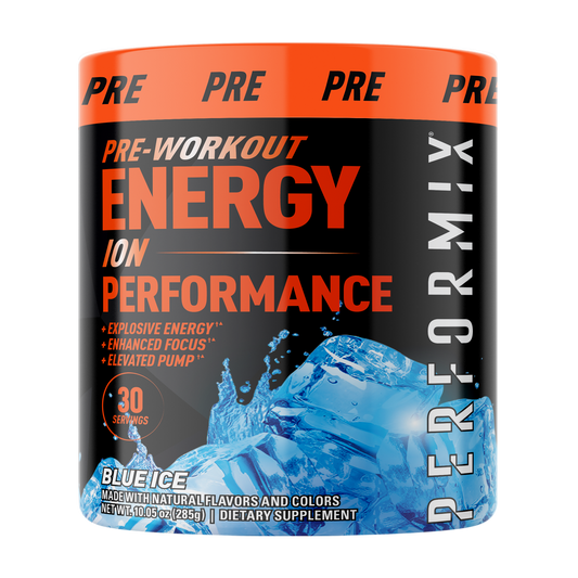 ION PRE-WORKOUT ブルーアイス味 30杯分 トレーニングの質が向上します